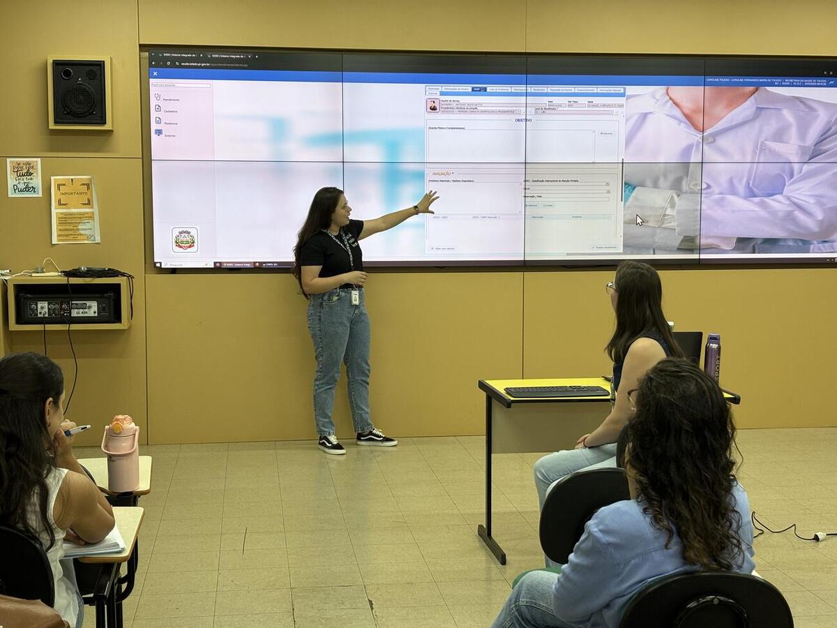 O treinamento abrange todos os profissionais da área do sistema de saúde da Prefeitura de Toledo