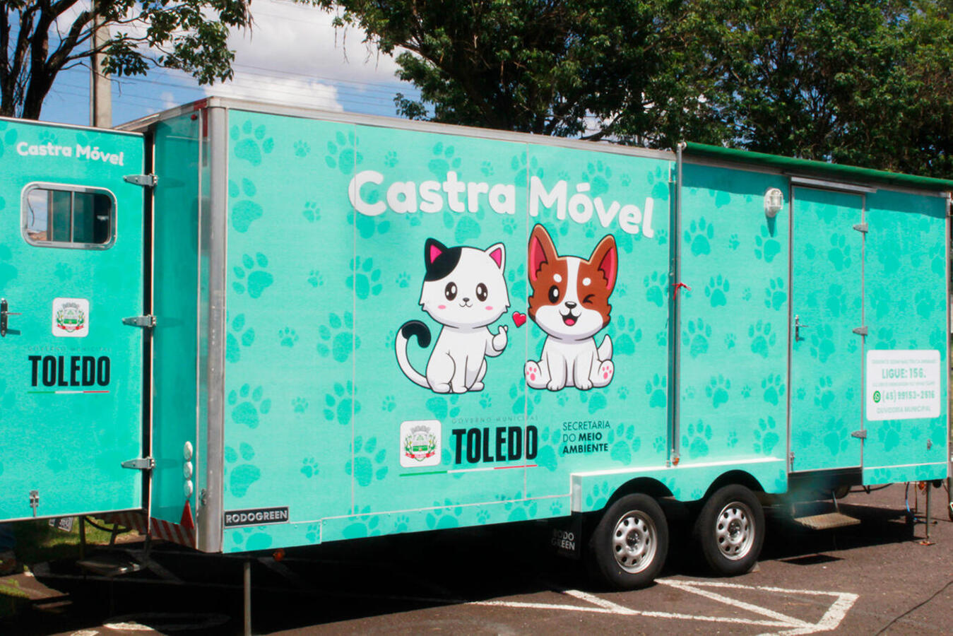 Estrutura no Centro de Eventos Desireé Refosco atenderá cães e gatos cujos tutores são beneficiários do CadÚnico e protetoras cadastradas pela SMMA