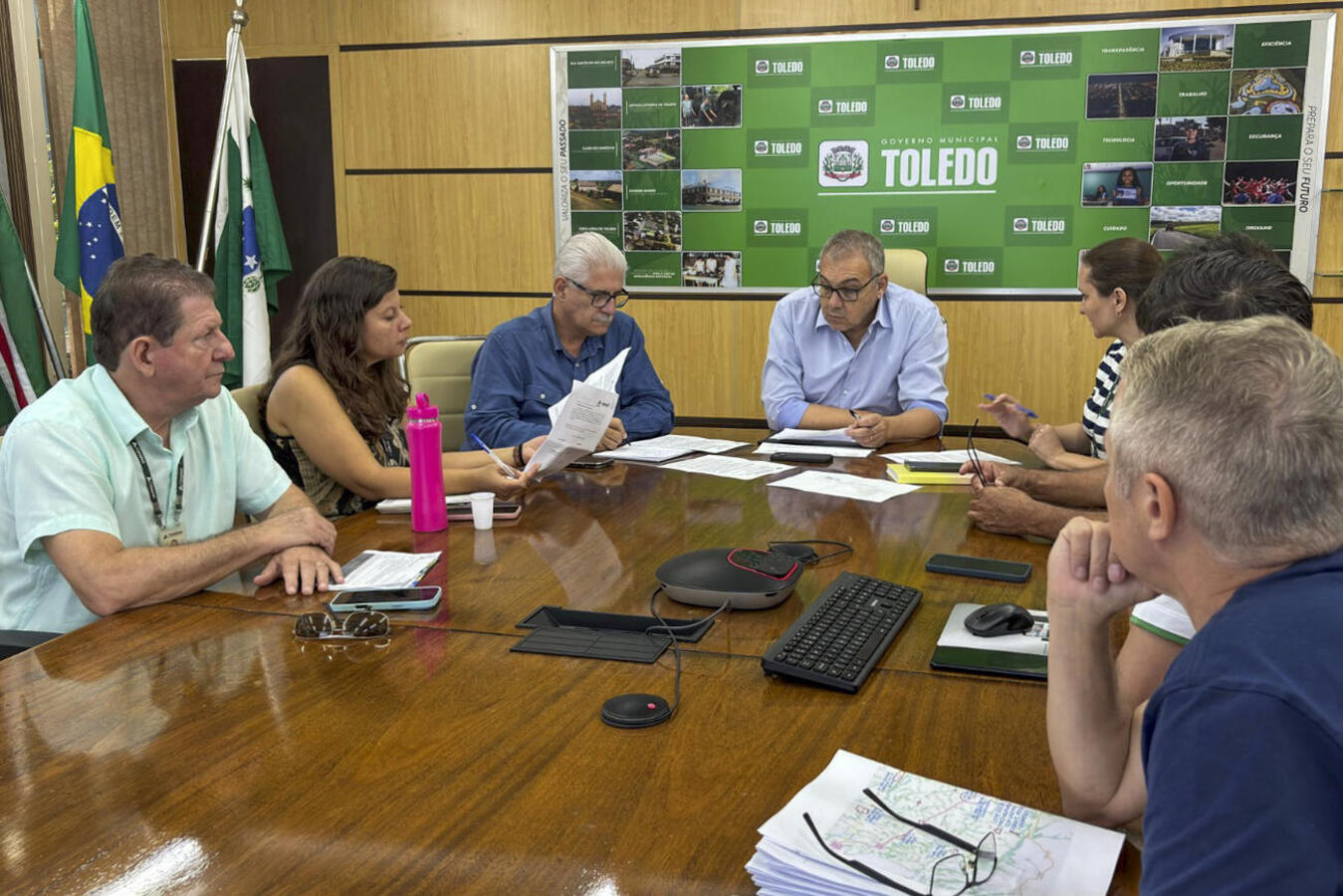 Reunião desta semana é resultado da visita do prefeito Mario Costenaro ao presidente Jorge Lange, em Curitiba, no início do mês