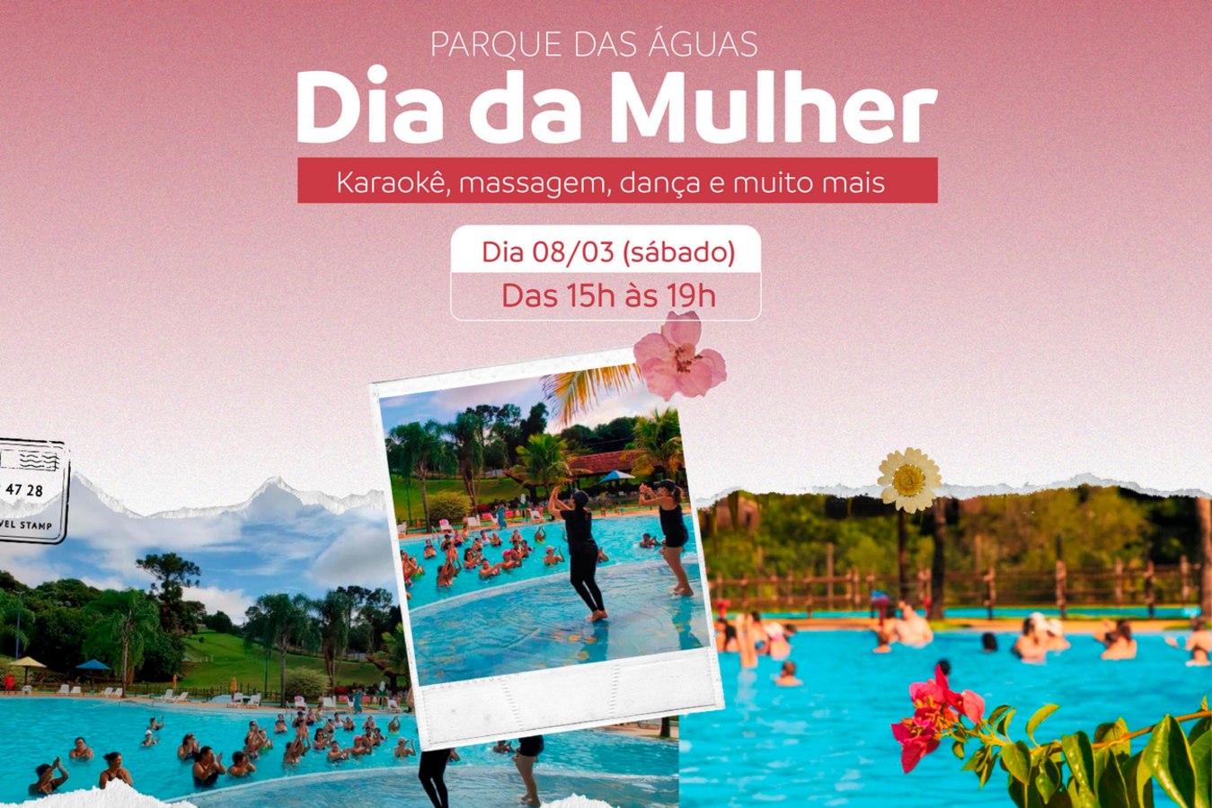 O evento contará com karaokê, massagem, dança e diversos outros atrativos para as mulheres do município