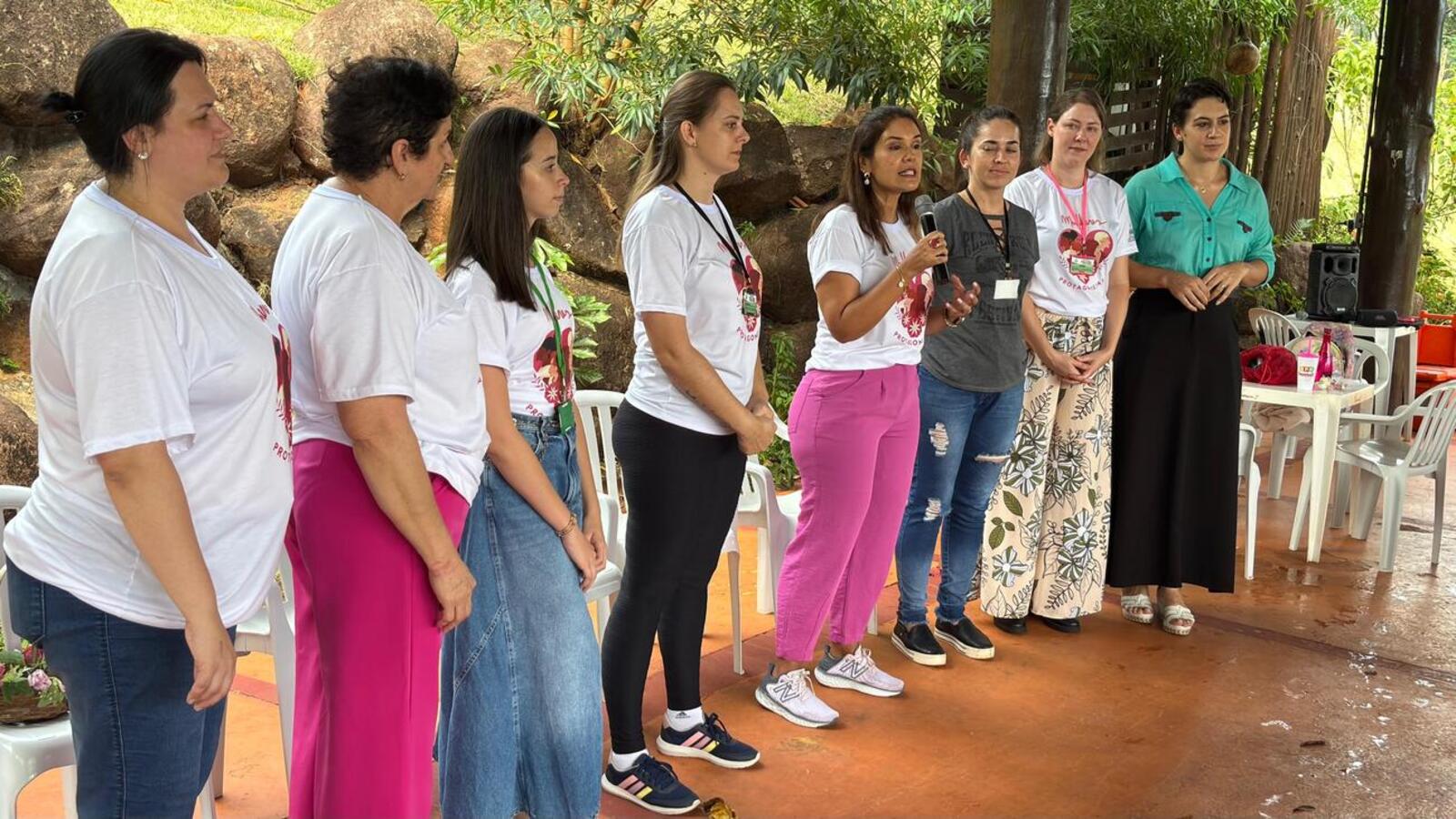 Evento organizado pela SMDH levou dezenas de mulheres ligadas ao agronegócio para uma tarde com muita diversão (Crédito: Márcio Pimentel)