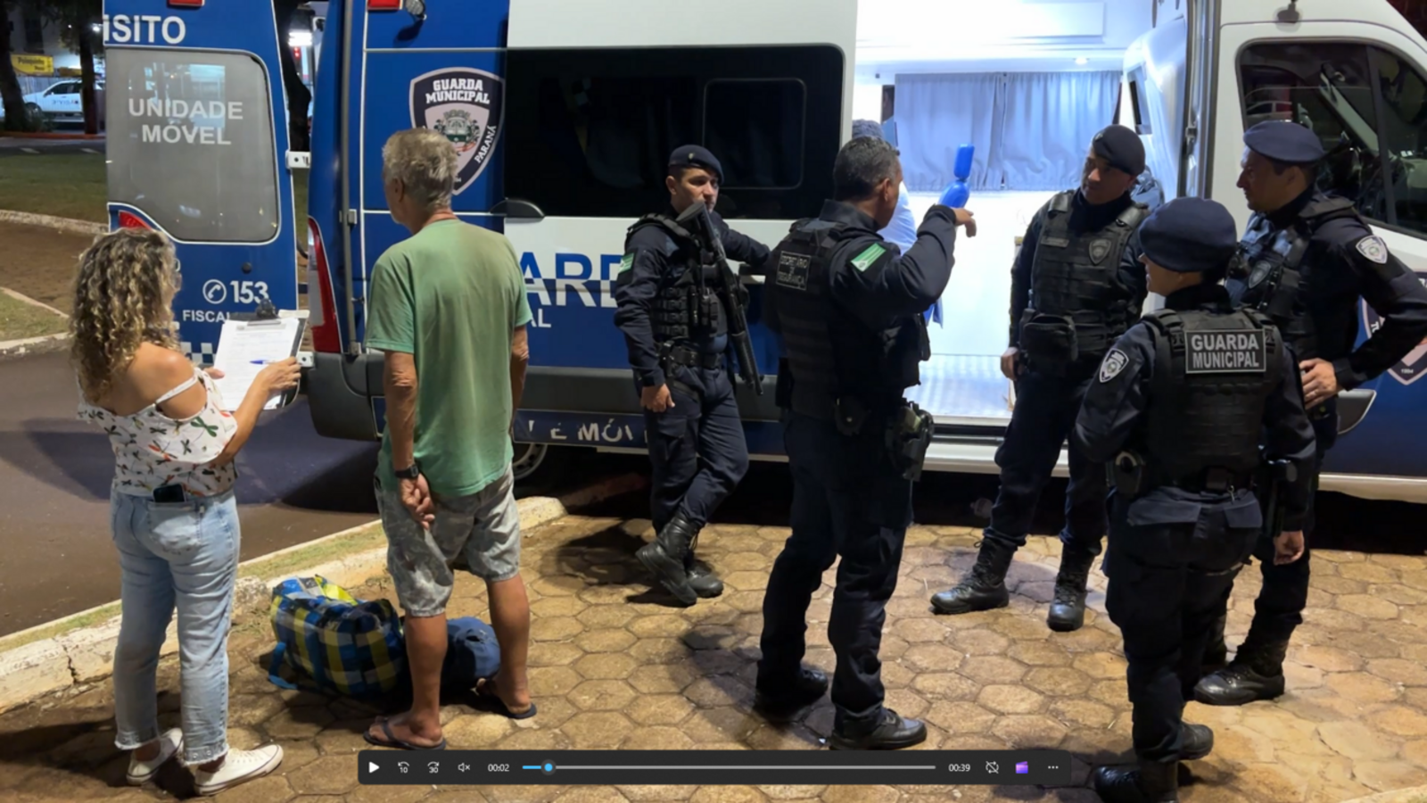Com foco em pessoas em situação de rua, operação contou com a participação de diversas secretarias e da Polícia Penal