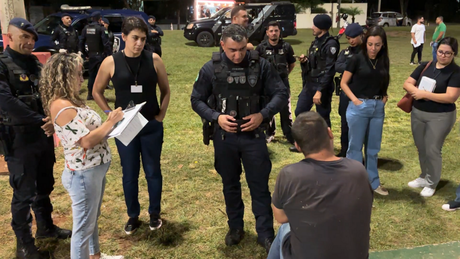 Com foco em pessoas em situação de rua, operação contou com a participação de diversas secretarias e da Polícia Penal