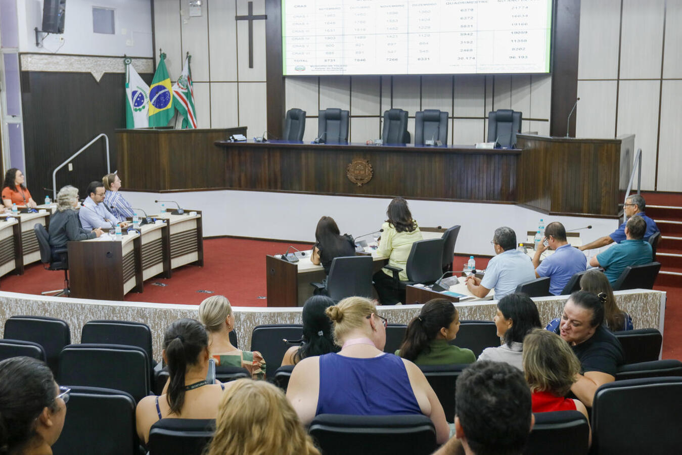 Relatórios relacionados à execução orçamentária da pasta foram apresentados na tarde desta quinta-feira (27) durante audiência pública realizada no Plenário da Casa de Leis