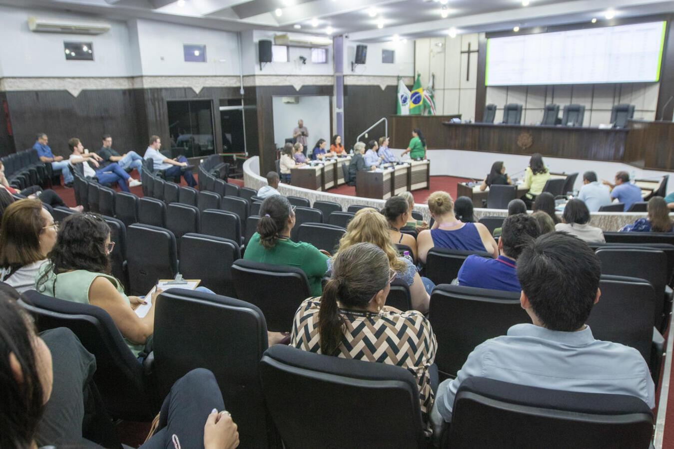 Relatórios relacionados à execução orçamentária da pasta foram apresentados na tarde desta quinta-feira (27) durante audiência pública realizada no Plenário da Casa de Leis