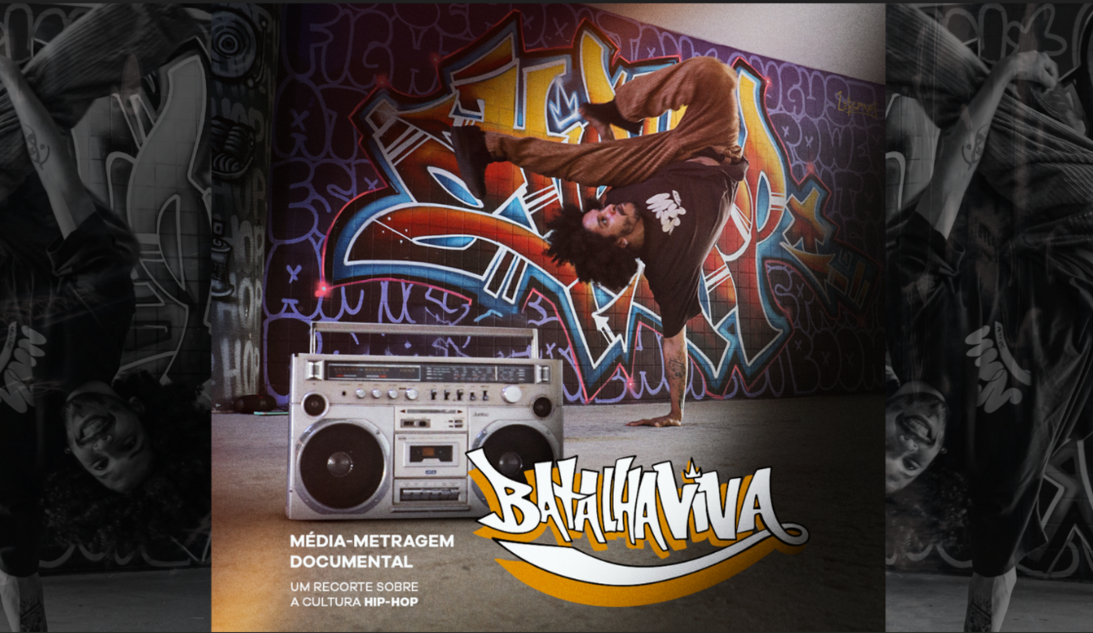 Com apoio da Secretaria de Cultura, o documentário “Batalha Viva” faz um recorte da cultura Hip Hop e poderá ser assistido no Cine Panambi