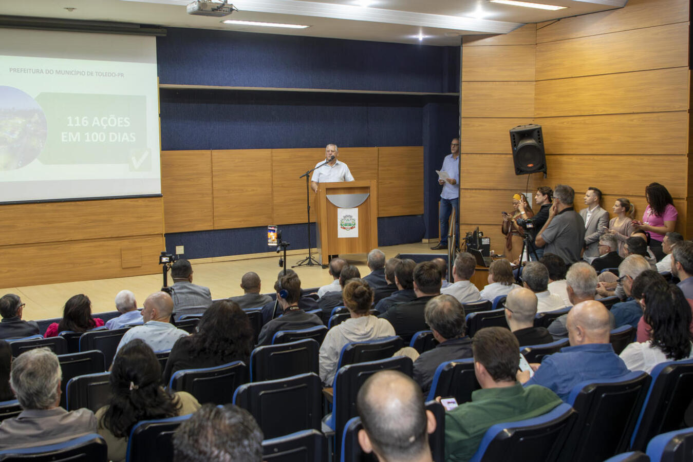 Anúncio de verbas para o município aconteceu durante a coletiva sobre os primeiros 100 dias da atual gestão