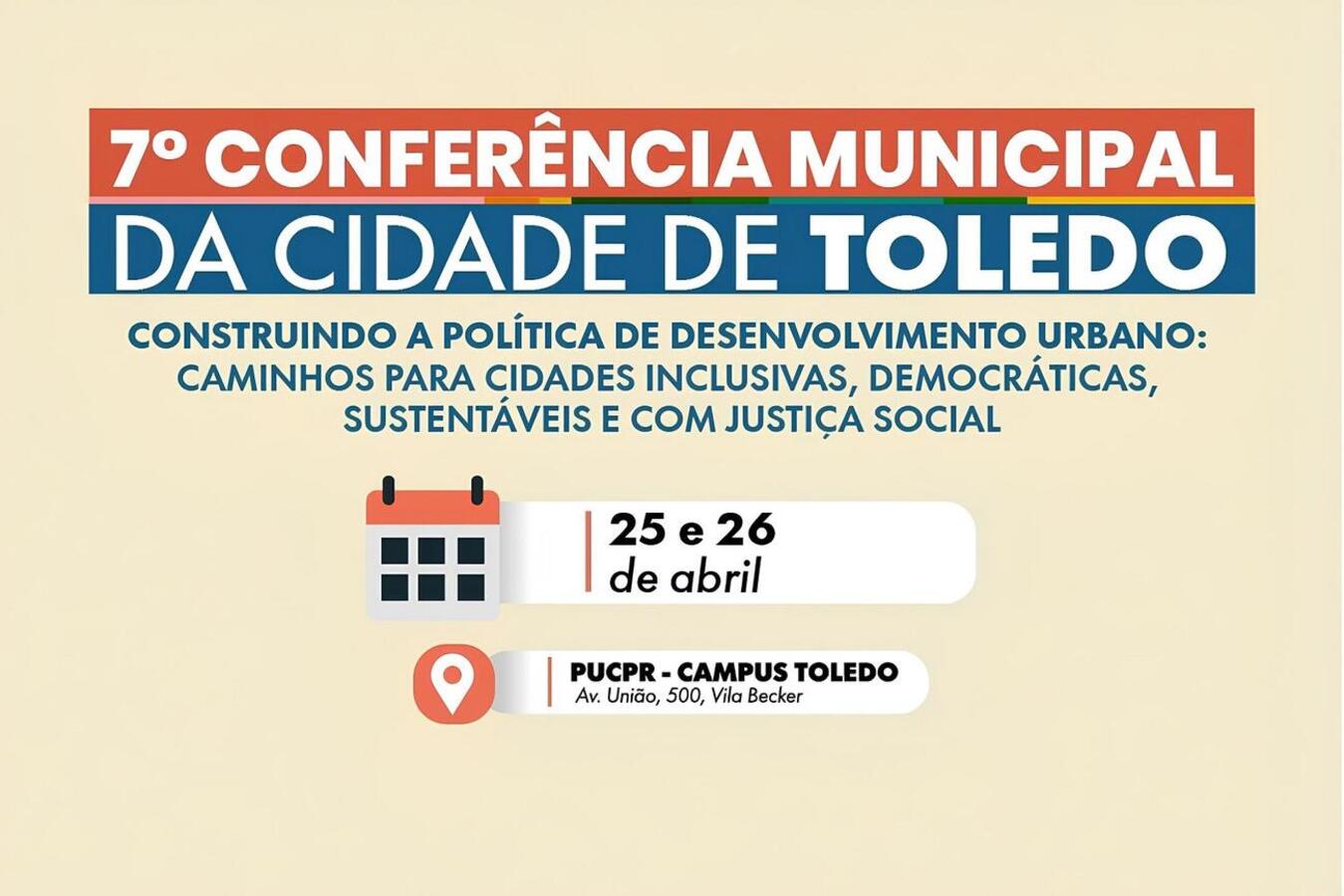 Evento ocorrerá nos dias 25 e 26 de abril (sexta e sábado) no auditório do câmpus local da PUCPR; toda a população está convidada para participar das atividades