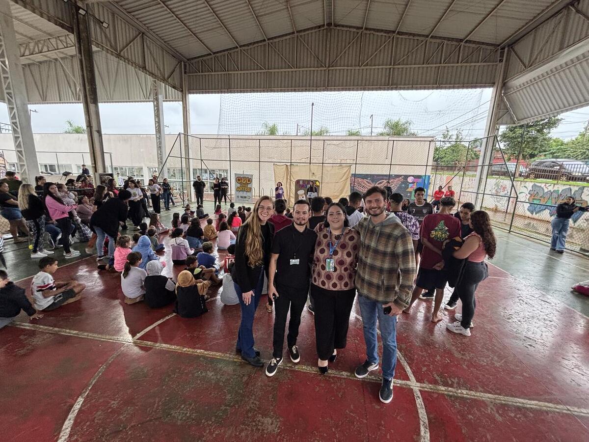 O evento em parceria com a 6ª Igreja do Evangelho Quadrangular contou com atividades e distribuição de chocolates para os participantes