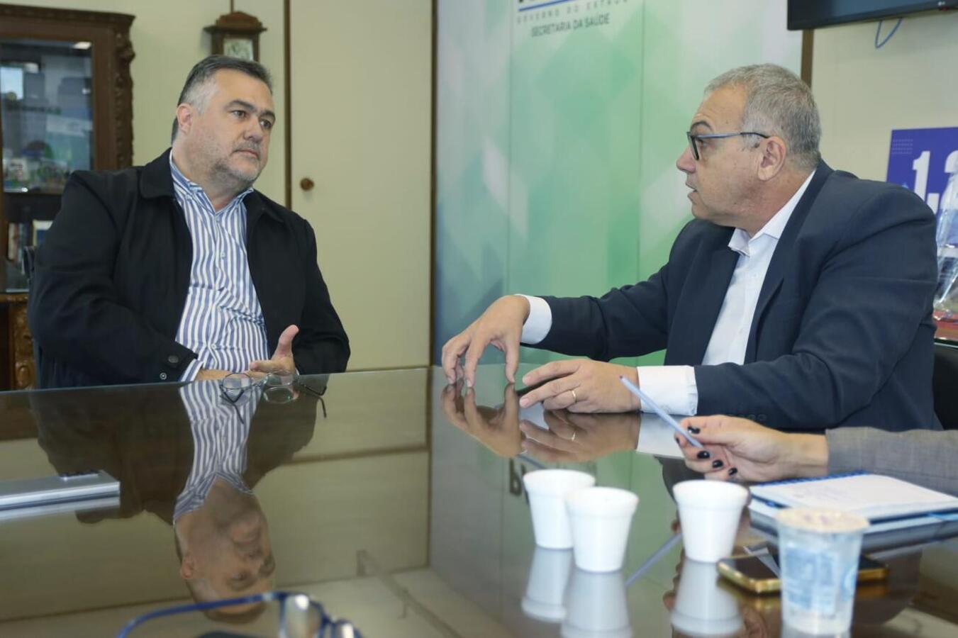 Prefeito Mario Costenaro se reuniu com deputados, representantes do Governo do Estado e da Hoesp sobre liberação de verbas para nova sede do Hospital Bom Jesus