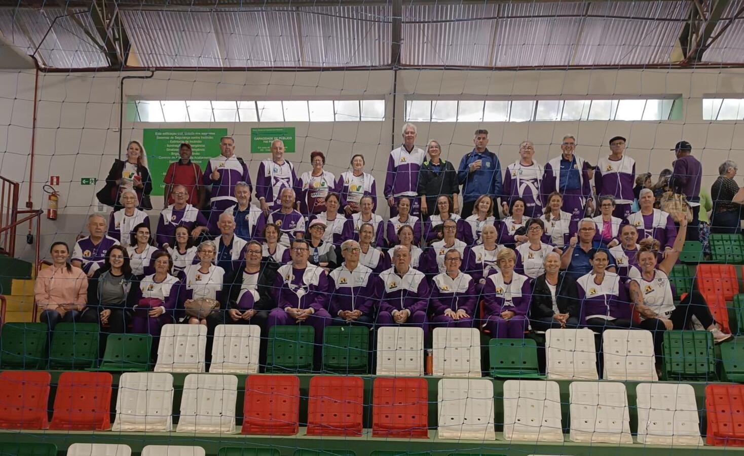 Os 55 idosos de Toledo participam de diversas modalidades nos Jogos da Melhor Idade 60+ Etapa Nova Londrina
