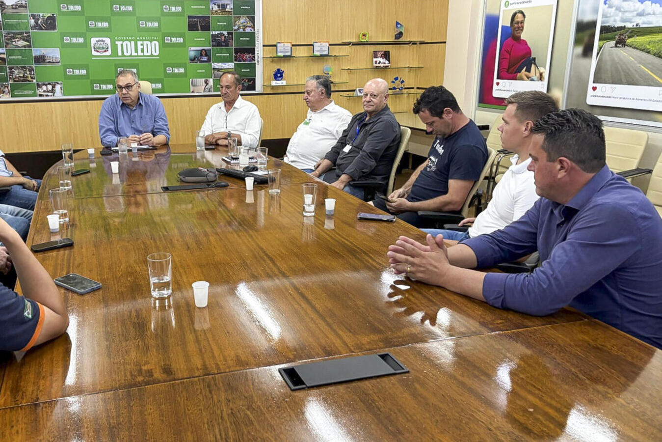 Representantes da Associação dos Pilotos de Kart de Toledo se reuniram com o prefeito Mario Costenaro e apresentaram até um projeto do novo circuito