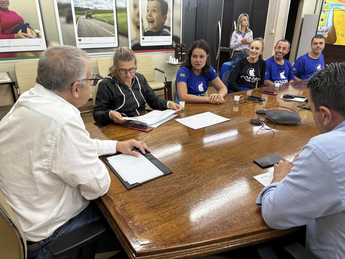 Associação Correr Toledo formaliza convite ao prefeito e alinham detalhes para viabilizar a realização da 12ª edição da competição
