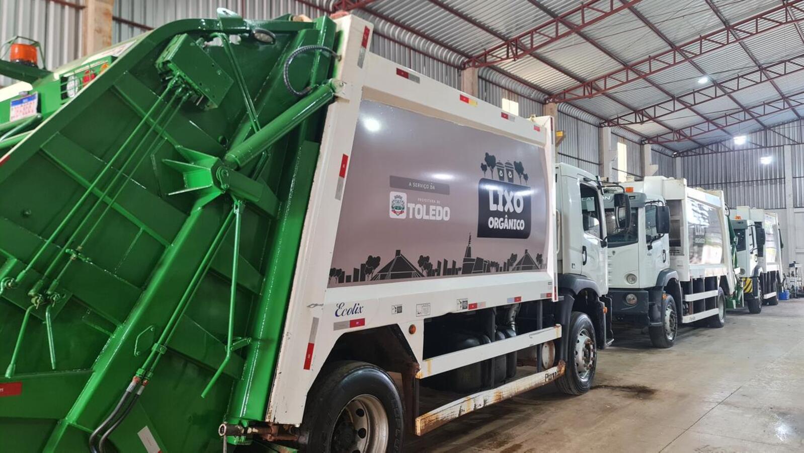 Nova e maior frota de caminhões e de containers entram em operação para atender cidade e interior de Toledo