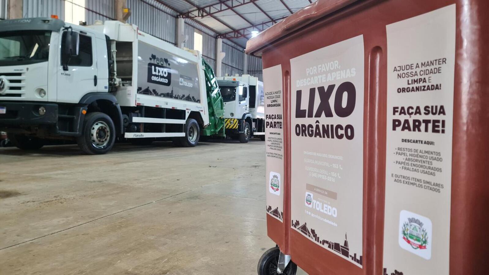 Nova e maior frota de caminhões e de containers entram em operação para atender cidade e interior de Toledo