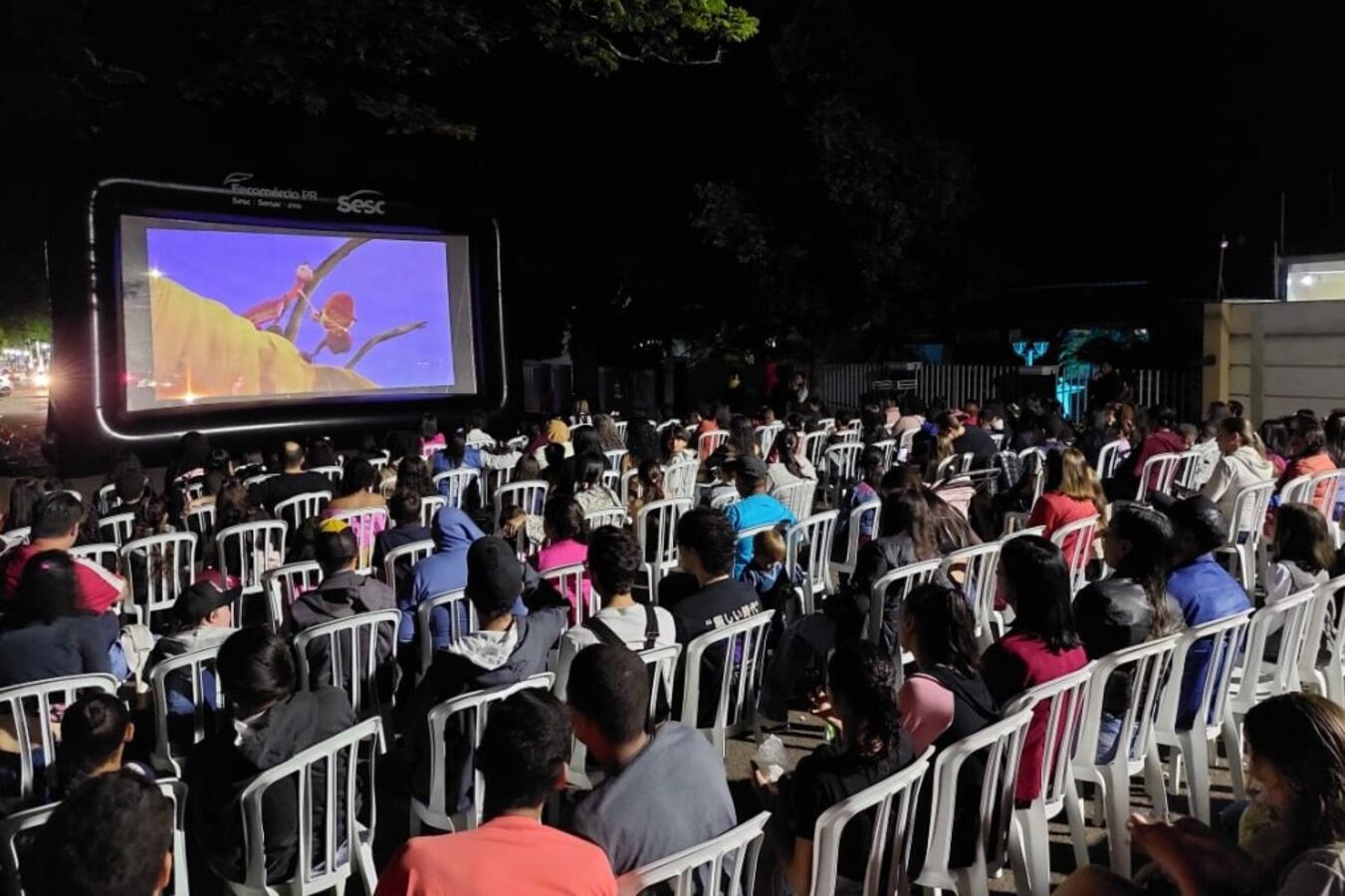 A Secretaria da Cultura realizará o Cinema ao ar livre no dia 30, no Jardim Coopagro, às 19h