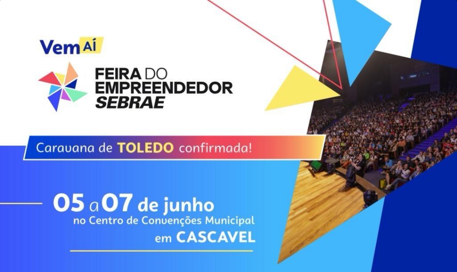 Evento acontece em Cascavel e prevê a participação de mais de 5 mil participantes durante os três dias 