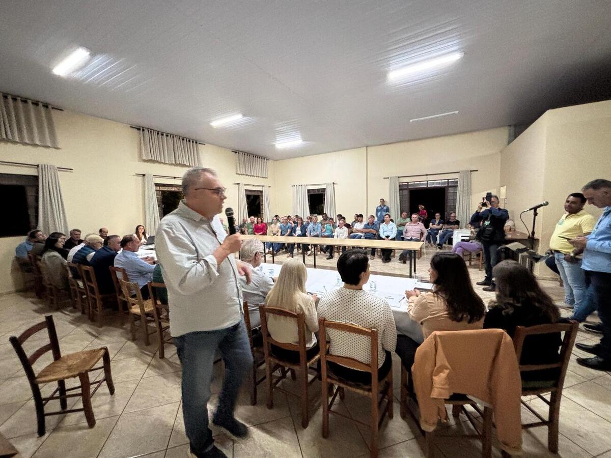 Comunidade recebeu toda equipe administrativa e apresentou as demandas para melhoria das estruturas