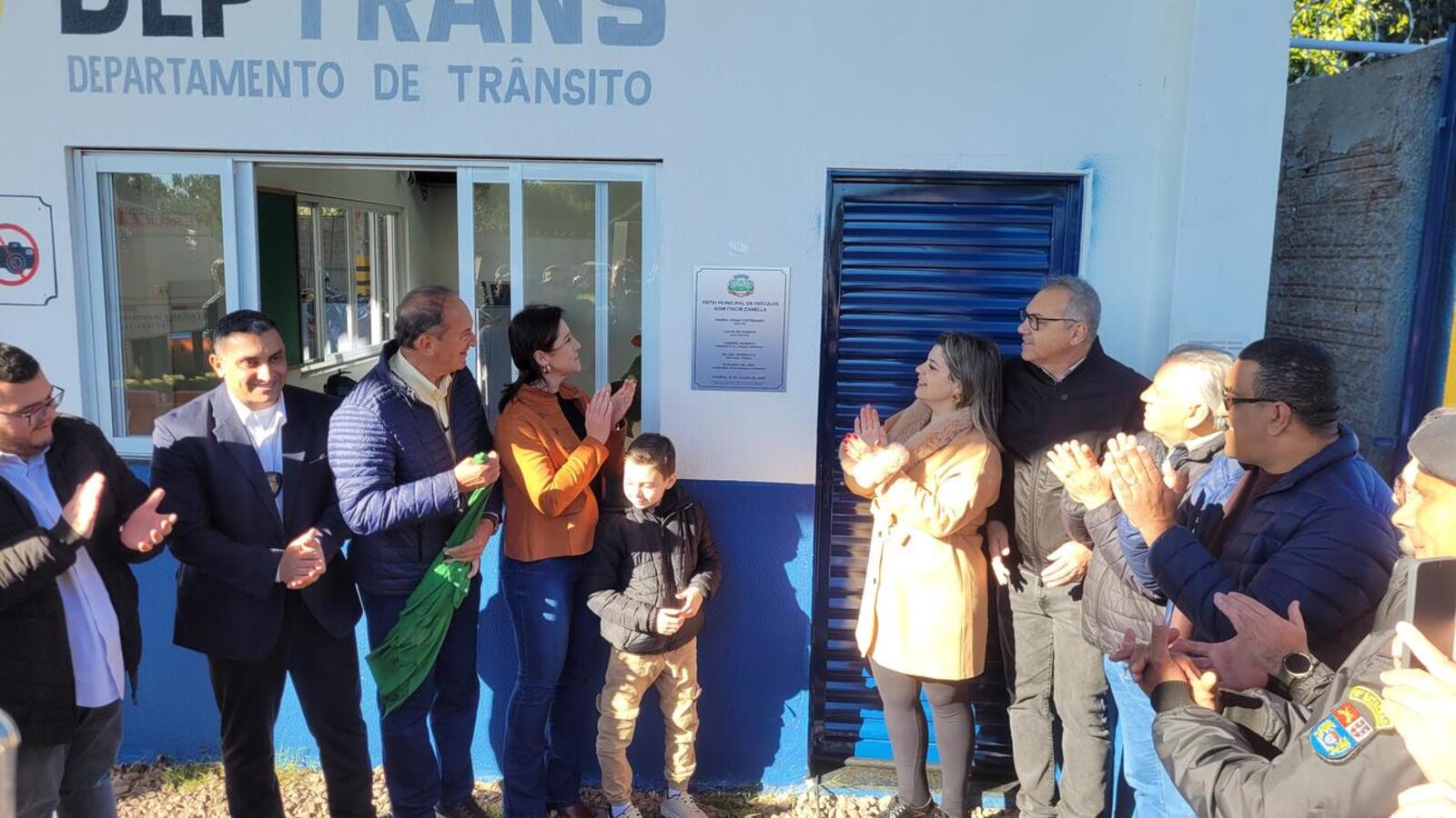 Com a presença de familiares do homenageado, estrutura, anexa à Secretaria de Segurança e Trânsito, foi oficialmente entregue em ato realizado nesta quinta (31)