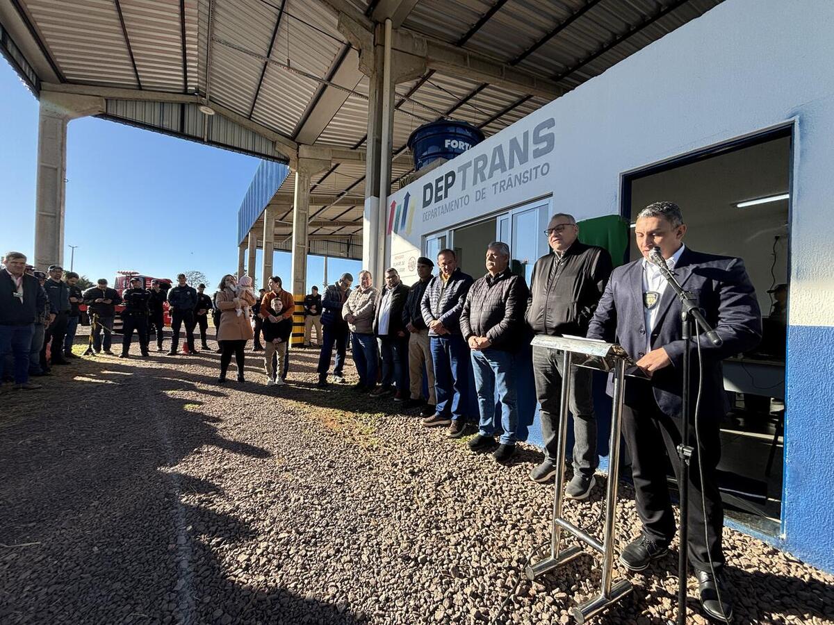 Com a presença de familiares do homenageado, estrutura, anexa à Secretaria de Segurança e Trânsito, foi oficialmente entregue em ato realizado nesta quinta (31)