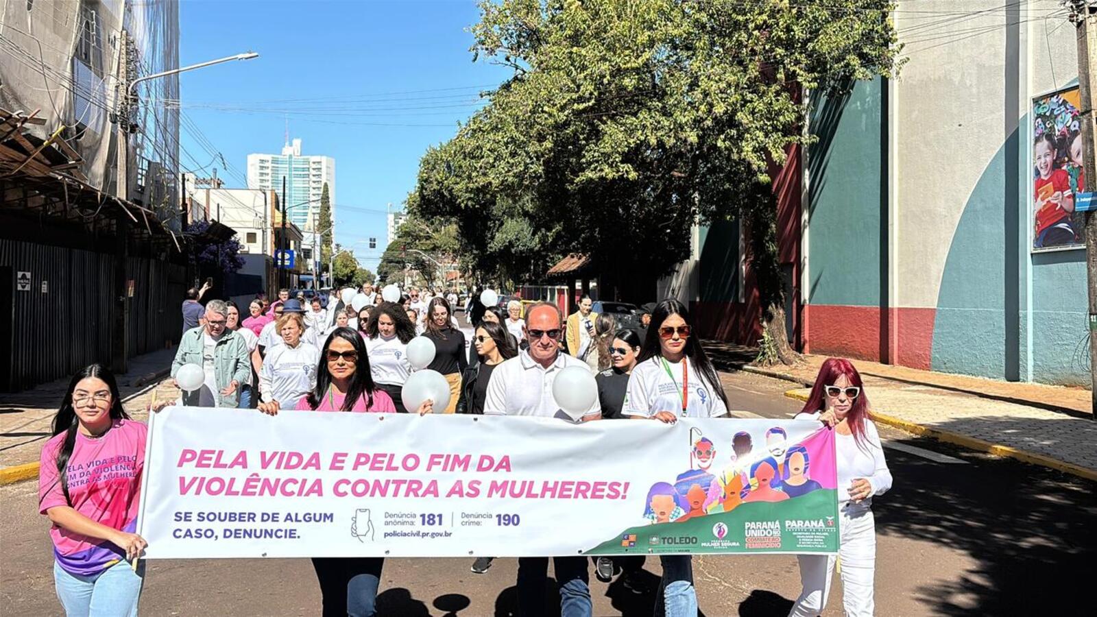 Ato reuniu cerca de 150 pessoas nesta terça-feira (22), com saída da Praça da Cultura até o Parque Ecológico Diva Paim Barth