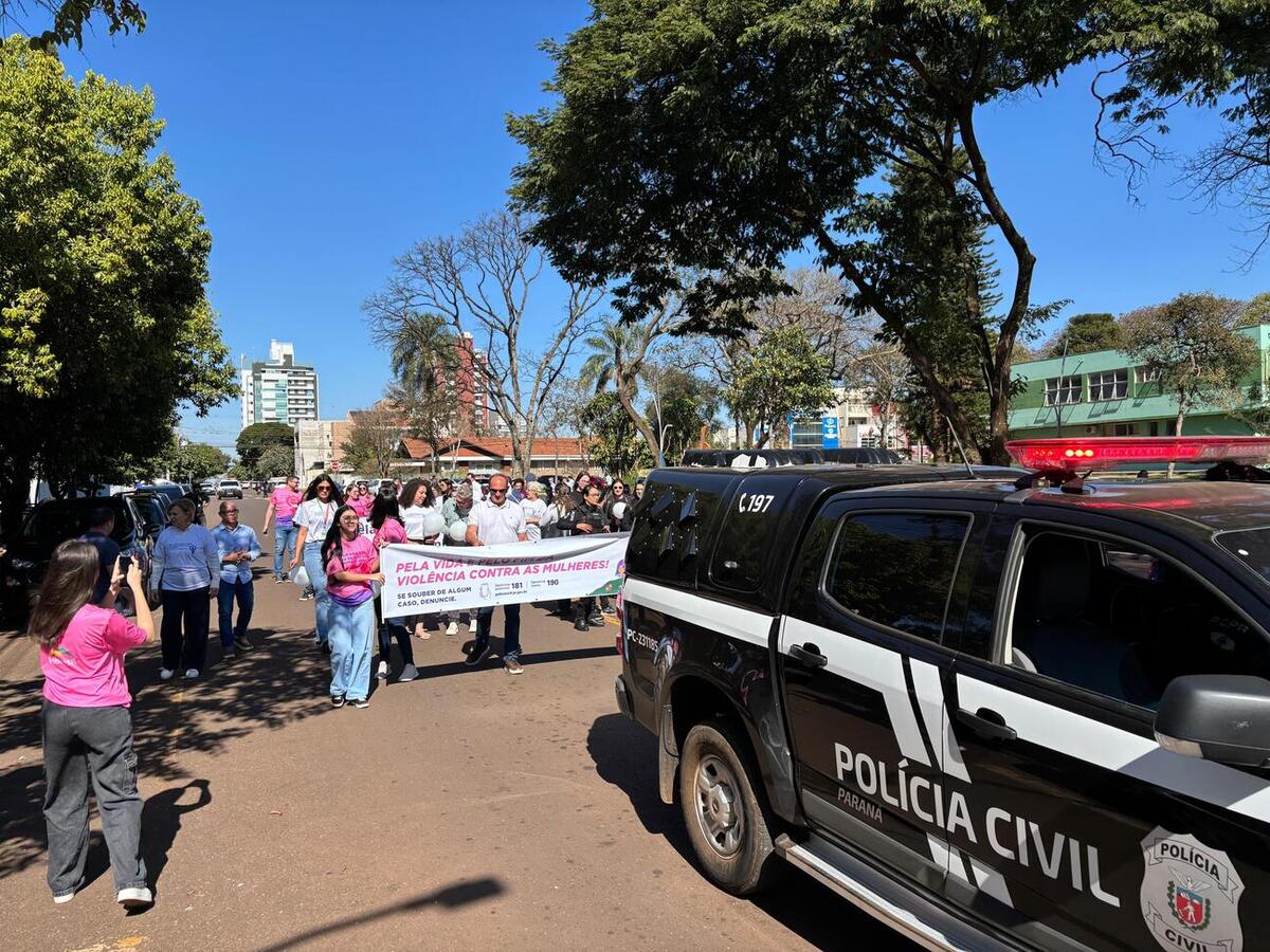 Ato reuniu cerca de 150 pessoas nesta terça-feira (22), com saída da Praça da Cultura até o Parque Ecológico Diva Paim Barth