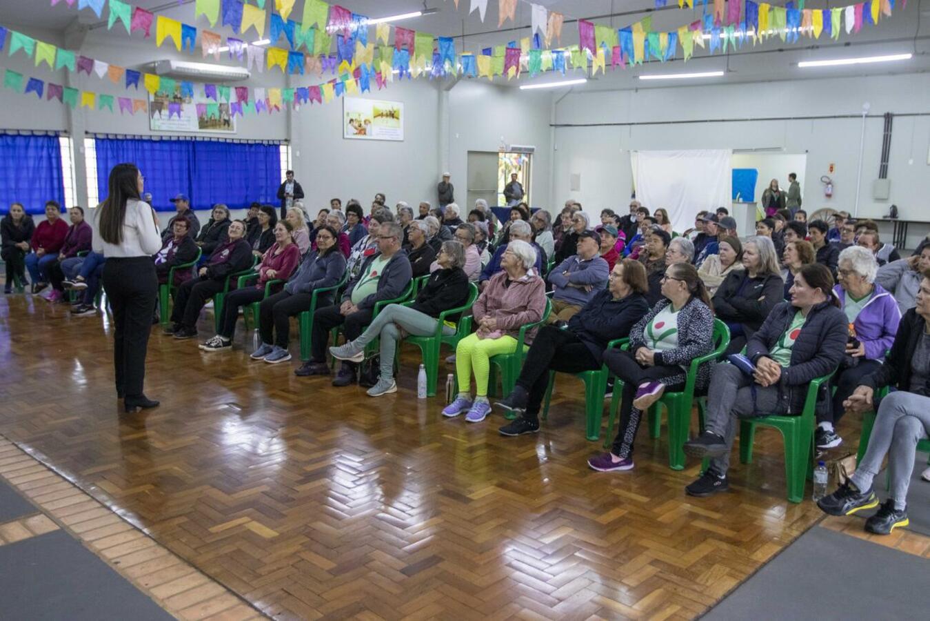 Na sexta-feira (11) o Centro de Revitalização da Terceira Idade (Certi) do Jardim Coopagro realizou um evento de conscientização da diabetes