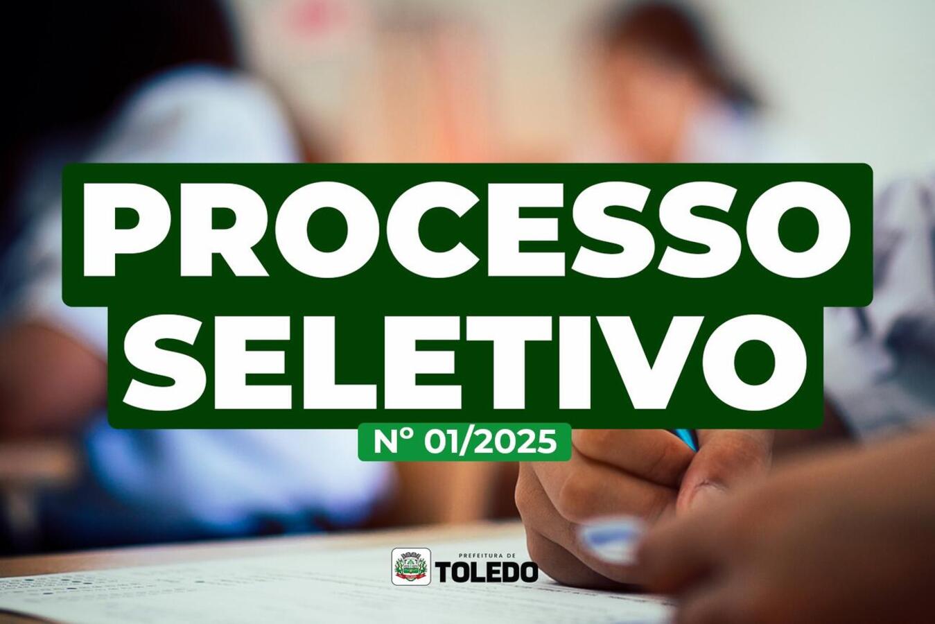 Edital do Processo Seletivo Simplificado nº 01/2025 foi publicado na edição desta terça (8) do Órgão Oficial; inscrições podem ser feitas entre 16/7 e 1º/8