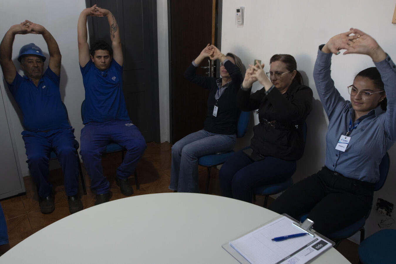 Atividade, realizada na tarde desta quarta (28) na unidade instalada no distrito, integra ações da semana interna de prevenção de acidentes (Sipat) da cooperativa