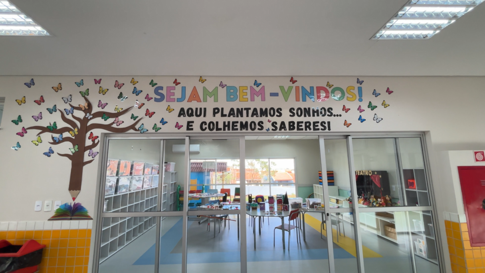 O Centro Municipal de Educação Infantil Professora Jane Elizete Alves Wilchen está pronto para receber as crianças no dia 26 de agosto