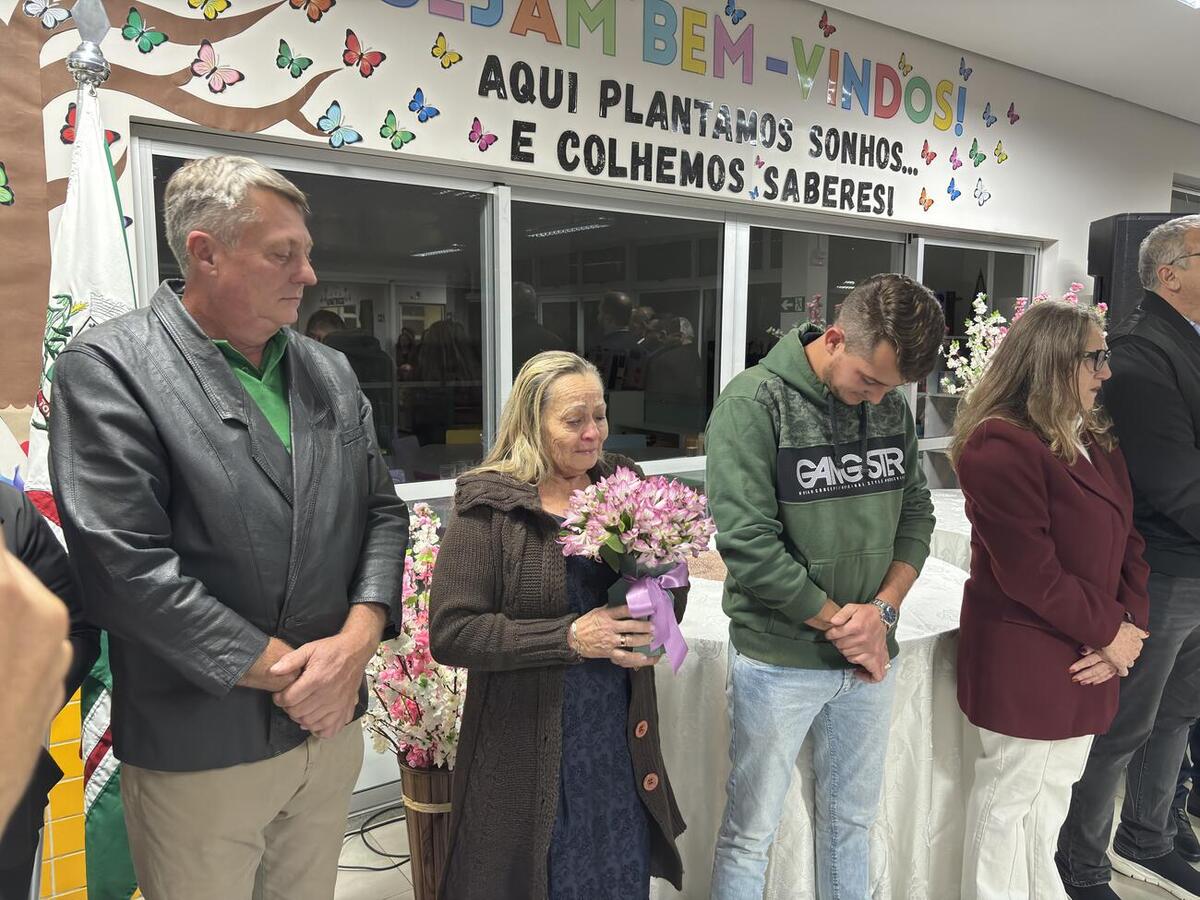 Unidade leva o nome da professora Jane Elizete Alves Wilchen, homenageada pelo trabalho na educação infantil