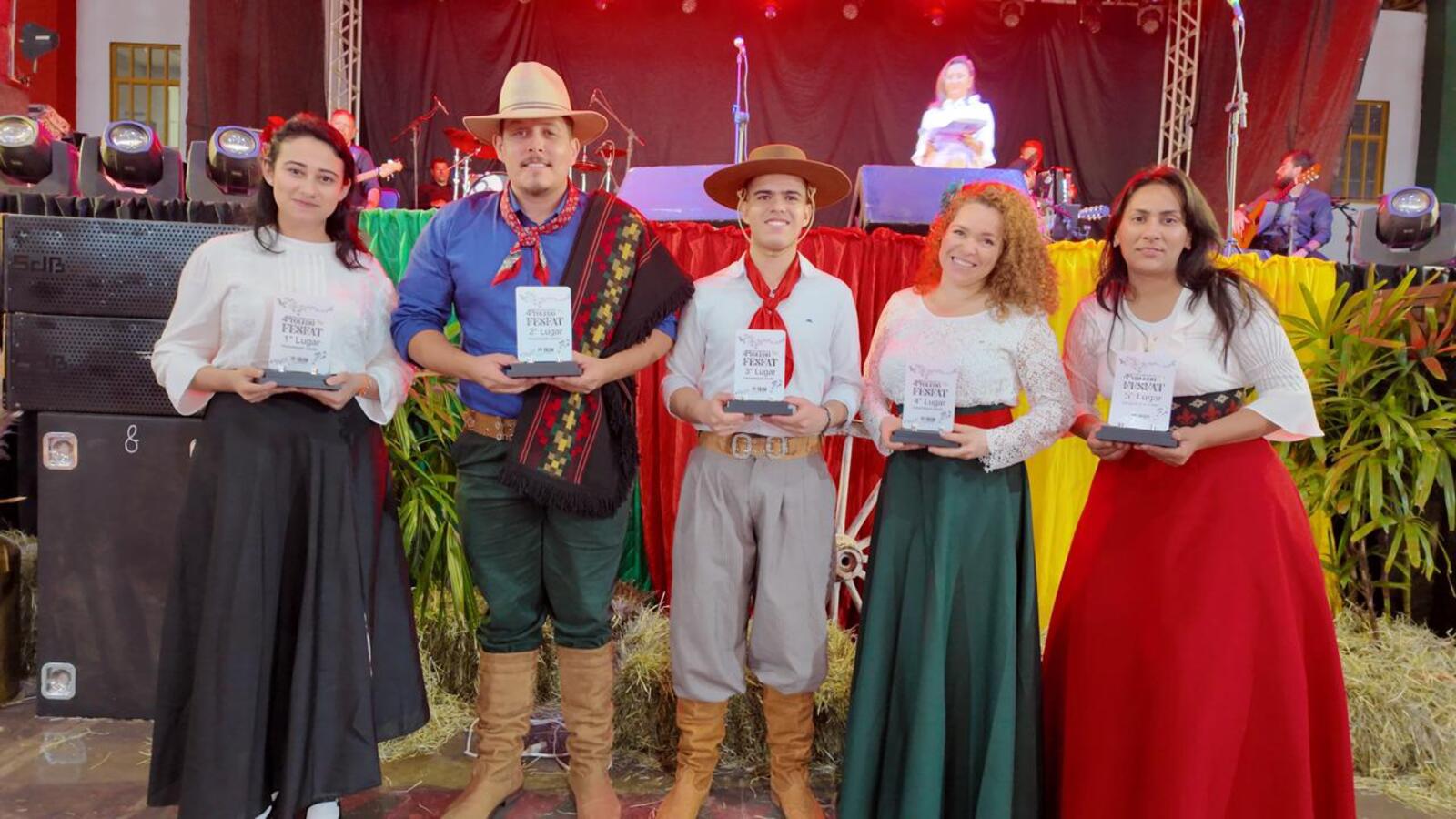 Finalistas da categoria Interpretação Adulto