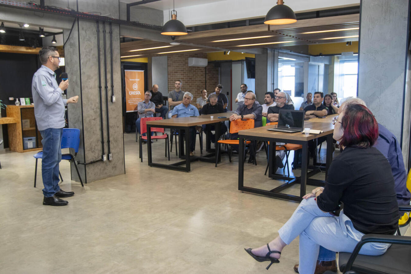 Técnicos e empreendedores com experiência na área compartilharam informações em encontro promovido pela Smap, na sede da Acit, na tarde desta terça-feira (9)