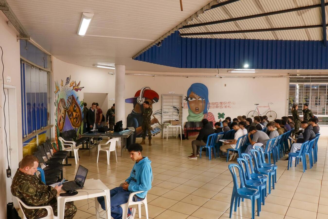 Nesta segunda-feira (22) foi realizado o primeiro dia de inspeções médicas dos 599 jovens convocados pelo serviço militar, etapa fundamental para a avaliação física e mental dos alistados