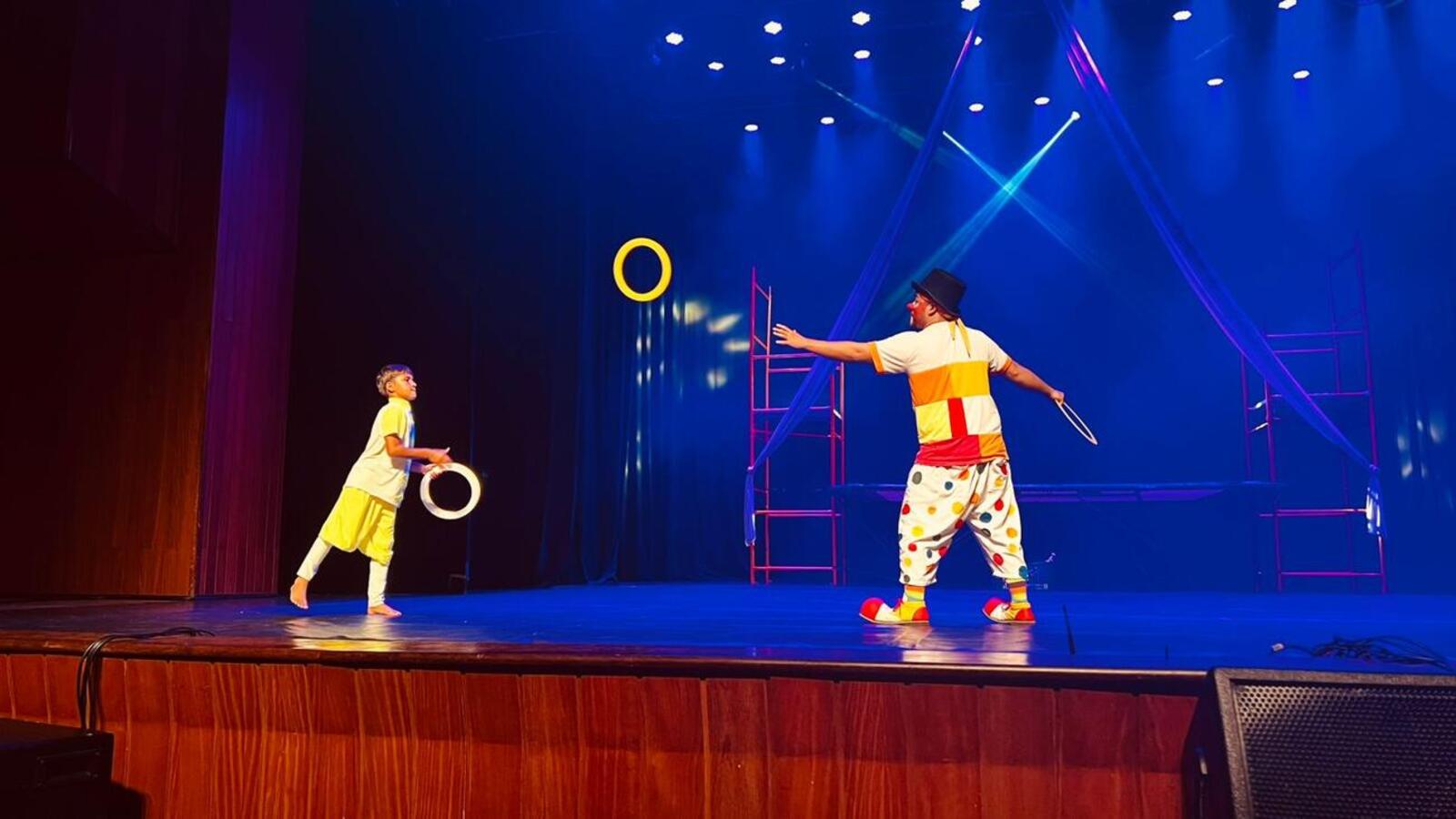 Programação do Circo da Alegria traz contação de histórias, exposição e apresentações culturais