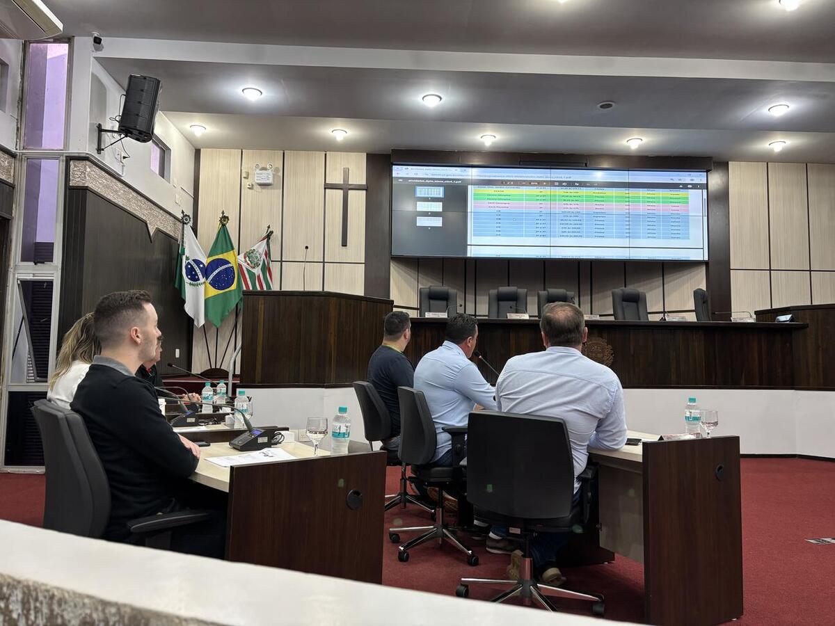 Equipe da Secretaria Municipal de Esportes e Lazer explanou dados sobre ações e finanças da pasta em audiência pública promovida na manhã desta quarta-feira (24)