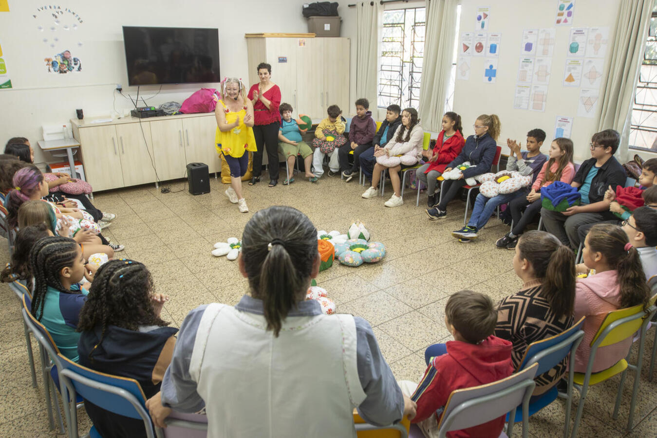 Projeto “Sementes da Inclusão” é estreado com 5° ano matutino e vespertino da Escola Municipal Amélio Dal Bosco