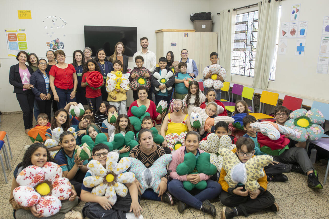 Projeto “Sementes da Inclusão” é estreado com 5° ano matutino e vespertino da Escola Municipal Amélio Dal Bosco
