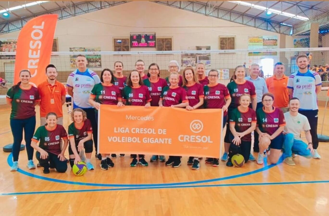 Na última sexta-feira (3) o município de Toledo foi campeão da 7ª Liga Cresol de Voleibol Gigante
