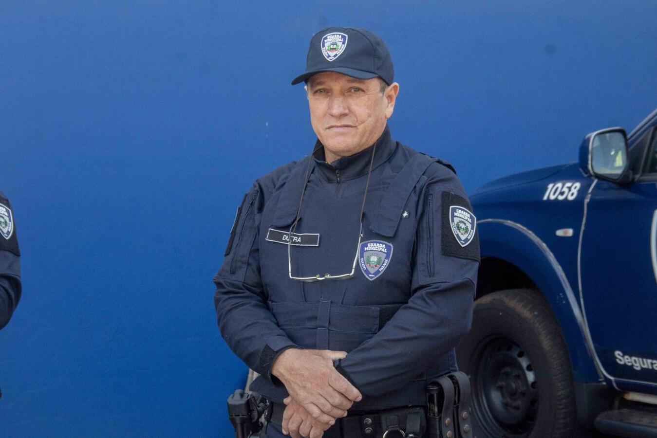 Na manhã desta sexta-feira (31) a Guarda Municipal realizou uma homenagem ao Policial Municipal do mês de Outubro