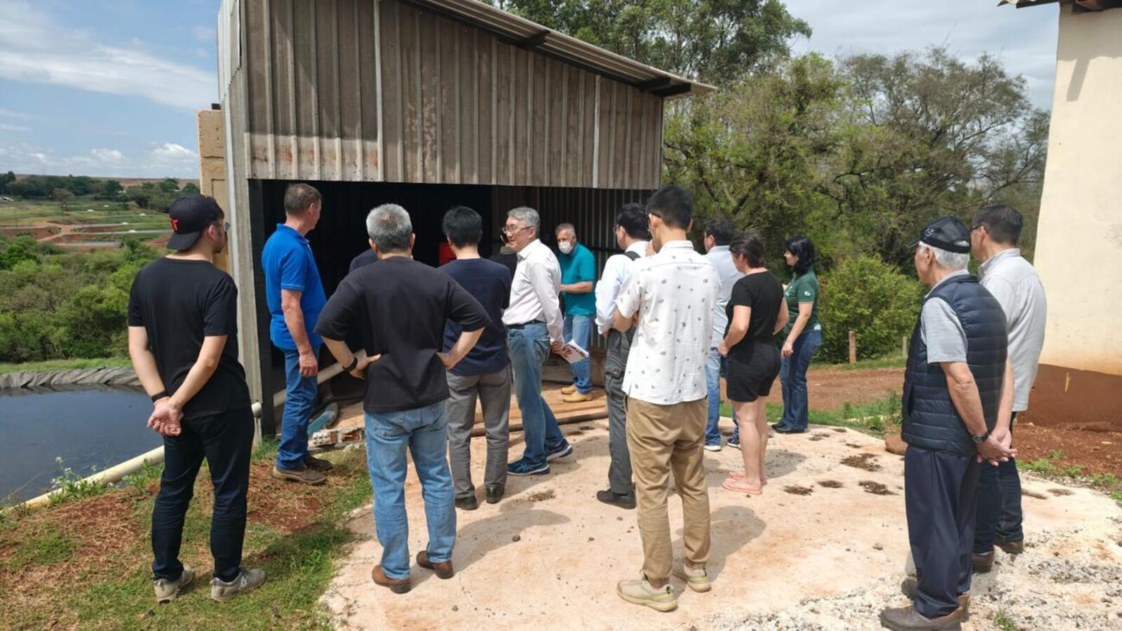 Visita técnica foi acompanhada pela Secretaria de Agricultura e Proteína Animal em propriedade rural de Toledo