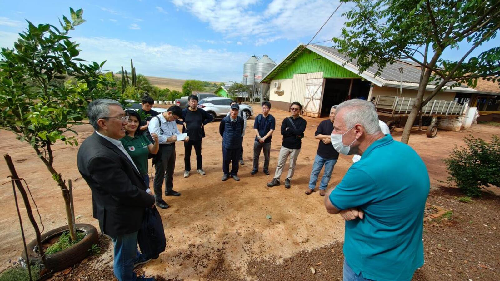 Visita técnica foi acompanhada pela Secretaria de Agricultura e Proteína Animal em propriedade rural de Toledo