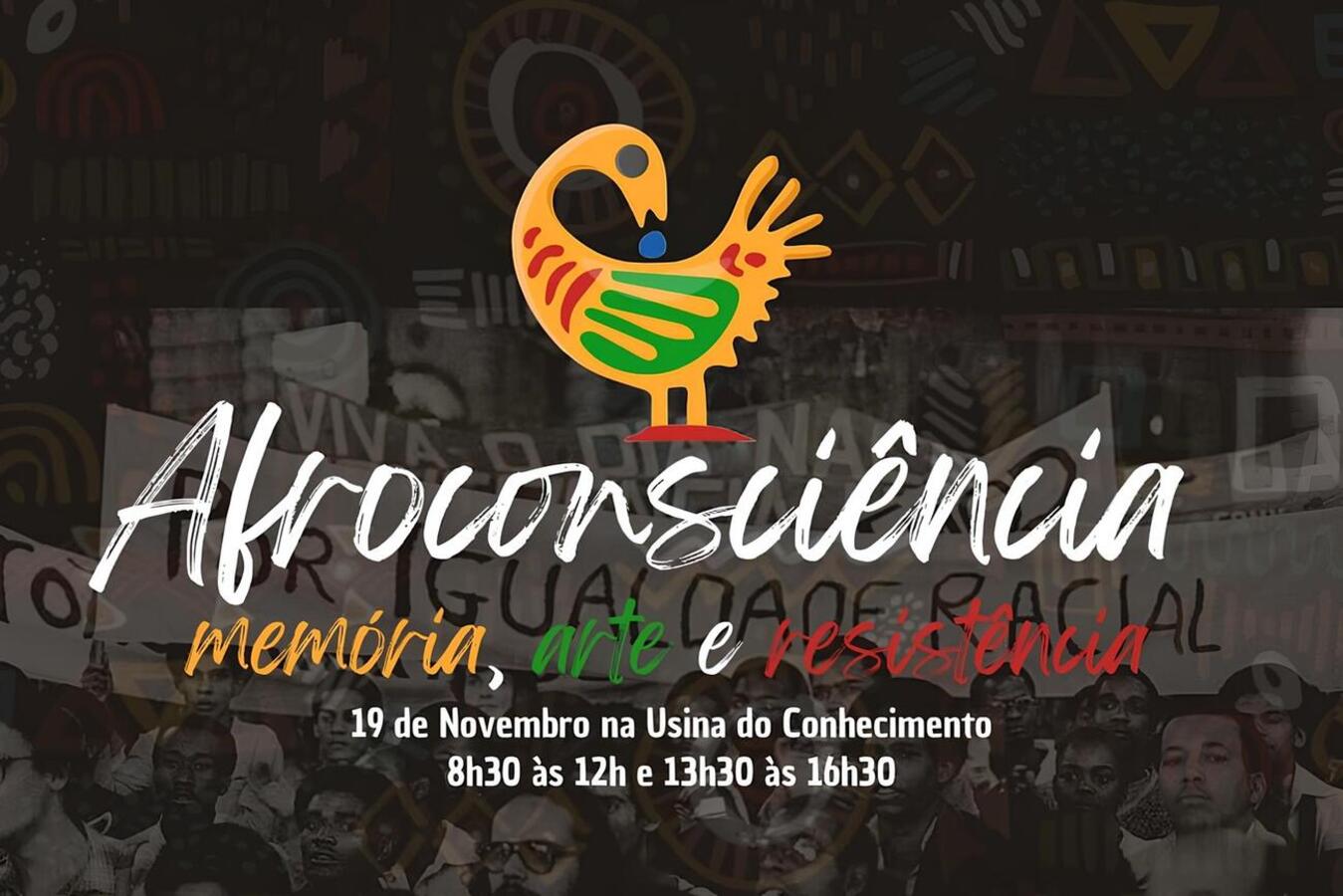 Alusivo ao Dia Nacional da Consciência Negra, evento promovido por secretarias e Cáritas Diocesana ocorre na próxima quarta-feira (19), na Usina do Conhecimento