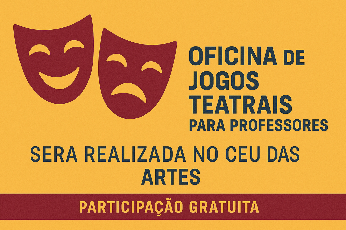Atividade integra ações do projeto “É Nóis na Cena!”, realizado com apoio do Ministério da Cultura, do Governo do Paraná e da Prefeitura de Toledo