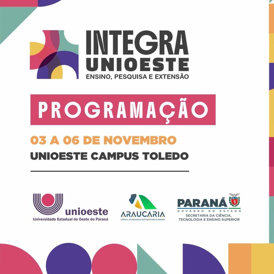 Evento segue até quinta-feira (6), com palestras, oficinas e apresentações em parceria com a Prefeitura de Toledo