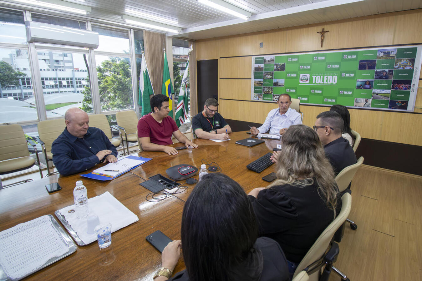 Sindicato dos Servidores Públicos Municipais de Toledo apresentou, na manhã desta quinta (13), pautas em encontro na Sala de Reuniões do Gabinete do Prefeito