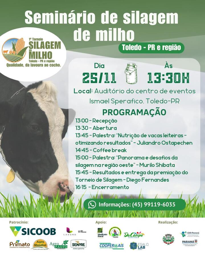 Evento acontecerá na tarde do dia 25 de Novembro no auditório do centro de eventos Ismael Sperafico