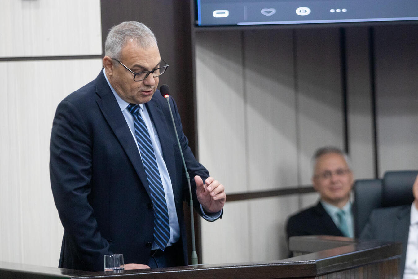 Prefeito, vice e procurador-geral estiveram, na tarde desta quarta (5), em solenidade na Câmara que marca duas décadas de instalação da Subseção Judiciária no município