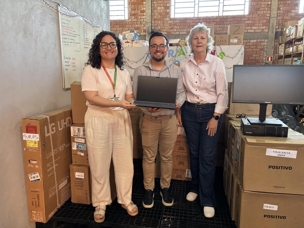 Investimento supera R$ 153 mil e inclui computadores, notebook, TV e itens para lavanderia e cozinha