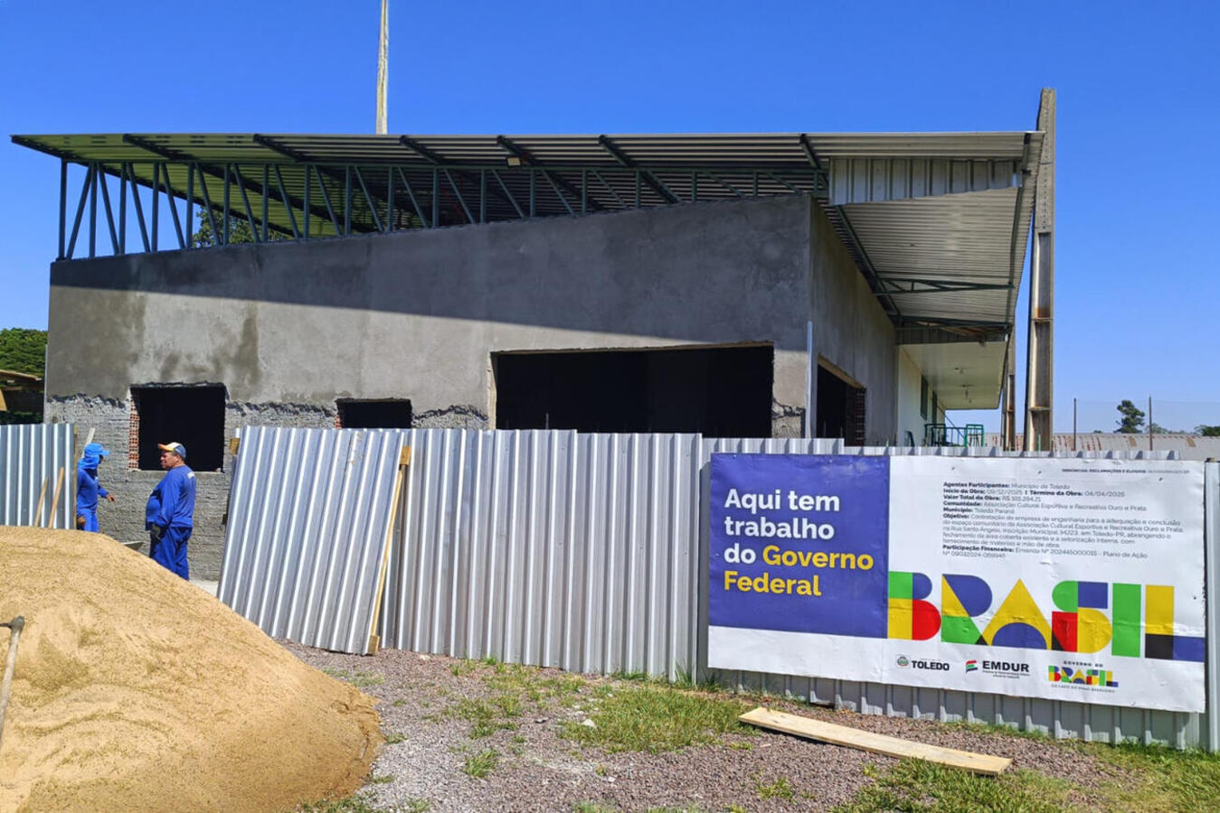 Com recursos obtidos via emenda parlamentar, adequação e conclusão do espaço comunitário executadas pela Emdur recebe investimento de R$ 165.264,21 